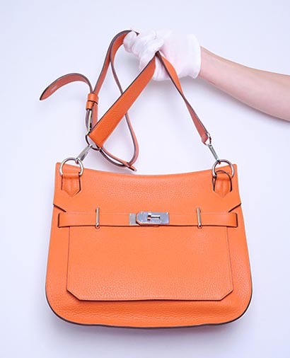 Hermes Jypsiere 31 in Feu Clemence Leather (T Stamp/2015/SA001YU, front view